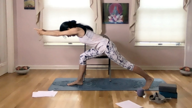 BASIC CHAIR AND FLOOR YOGA